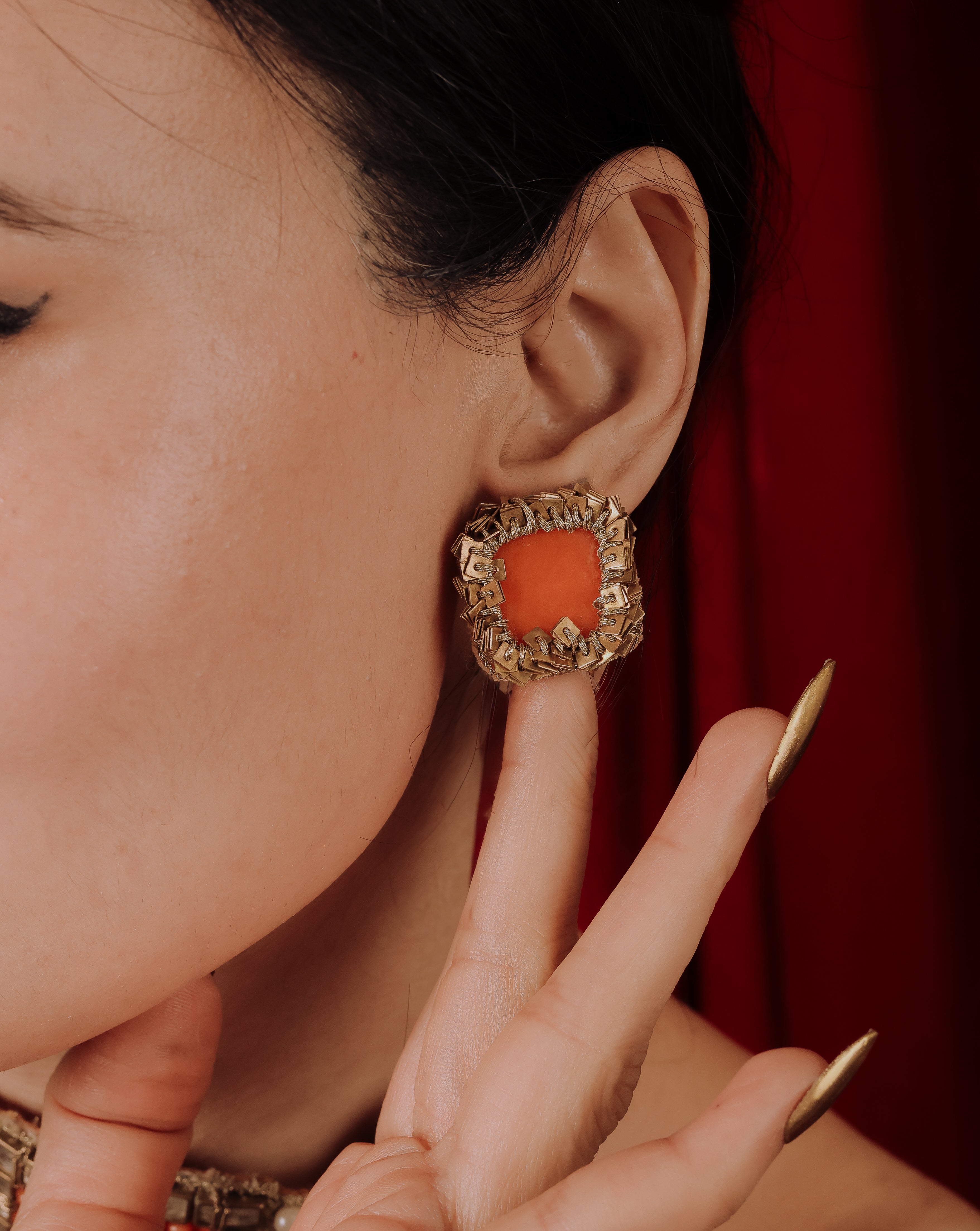 Kesariya Studs