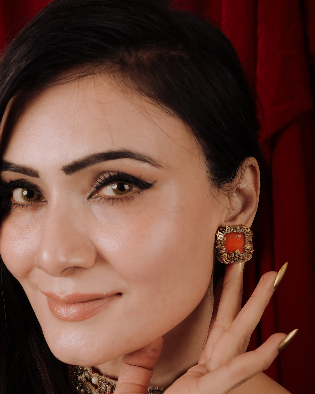 Kesariya Studs